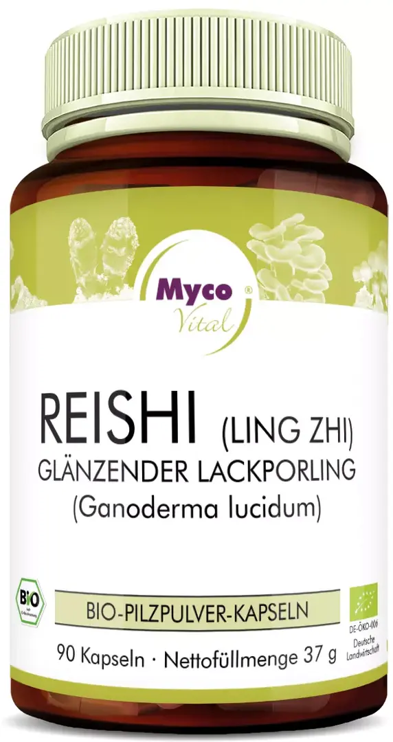Reishi - Bio-Pilzpulverkapseln 90 Kps